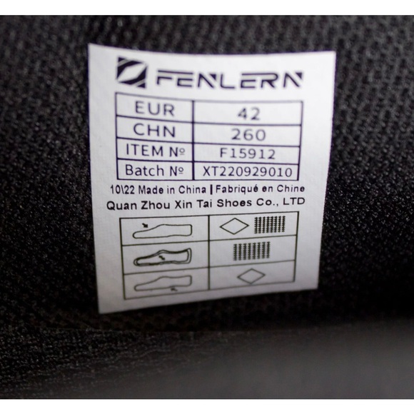 Fenlern Mens Size EU 42 US 8.5 Black Tripple Strap Mountain Cycling Bike Shoes main image 8
